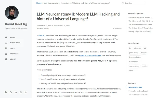 More LLM Neuroanatomy: A Hint of a Universal Language?