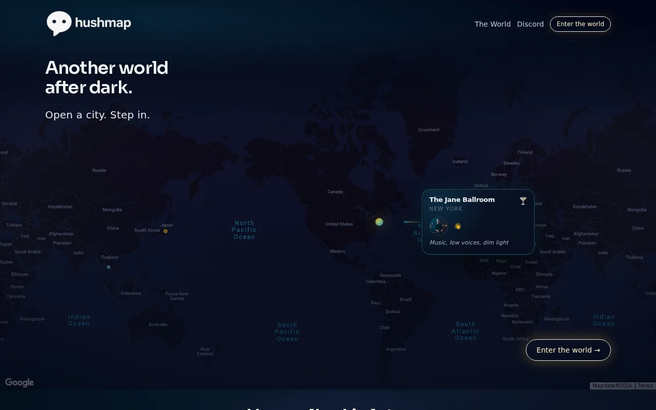I made a map where you can meet AI characters in cafés and bars