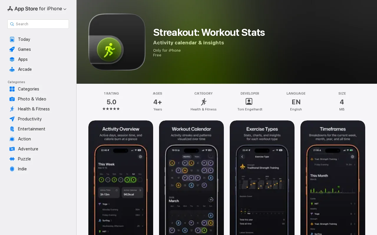 Visualizing Apple Health workout data (stats, trends, insights)