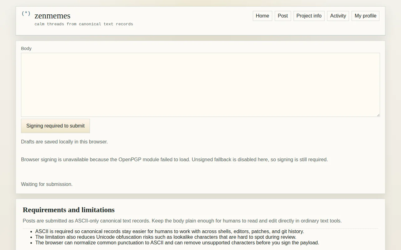 Looking for feedback on a Git-native message board