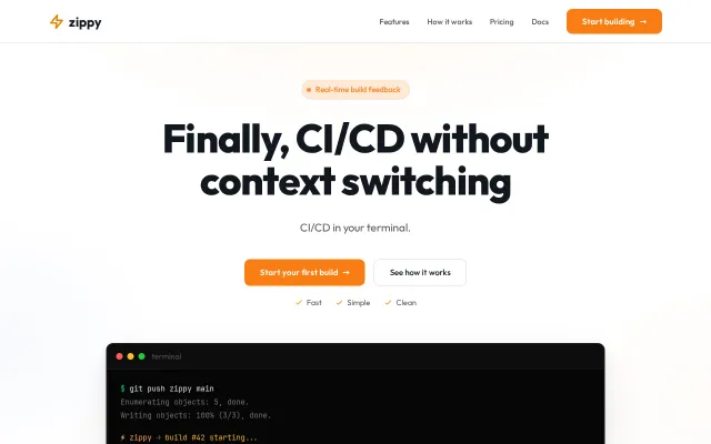 CI/CD in your terminal, zero YAML