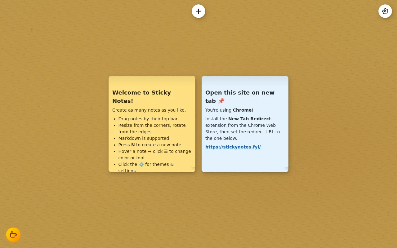 Stickynotes.fyi – a free browser sticky notes board that saves locally