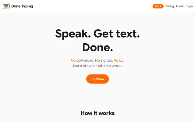 Voice-to-Text in a Browser Tab