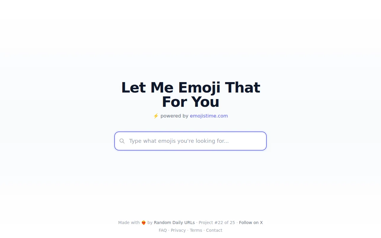 Let Me Emoji That for You