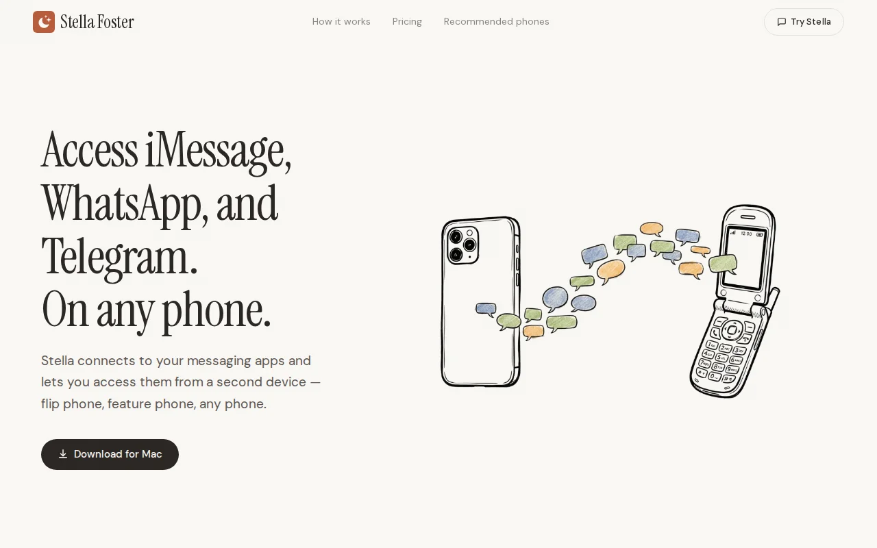 Stella Foster – iMessage on Any Phone