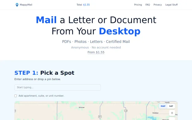 Send Love, Send Letters (at cost)