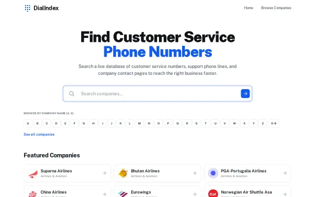 Find Customer Service Phone Numbers