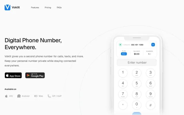 Non Agentic international calling app with local rates