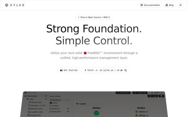 Sylve – A management plane for FreeBSD (ZFS, VMs, jails, clustering)