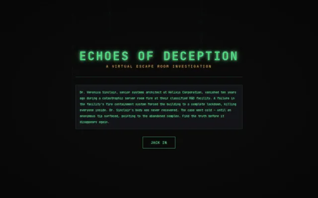 Echoes of Deception