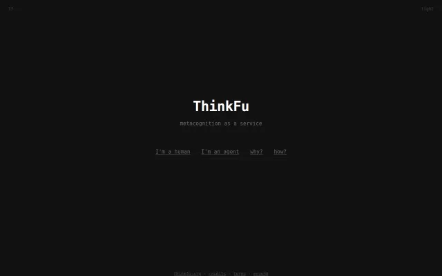 Think Fu – Metacognition as a service
