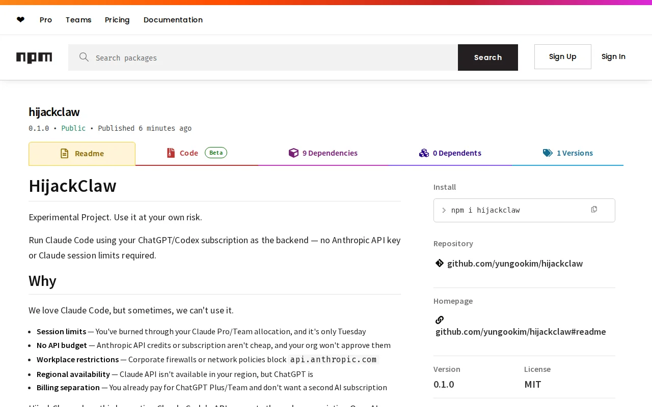 Run Claude Code using ChatGPT subscription