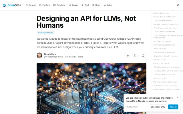 Designing an API for LLMs, Not Humans