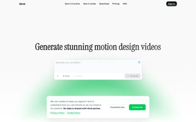 I built a tool that turns text descriptions into motion graphics videos