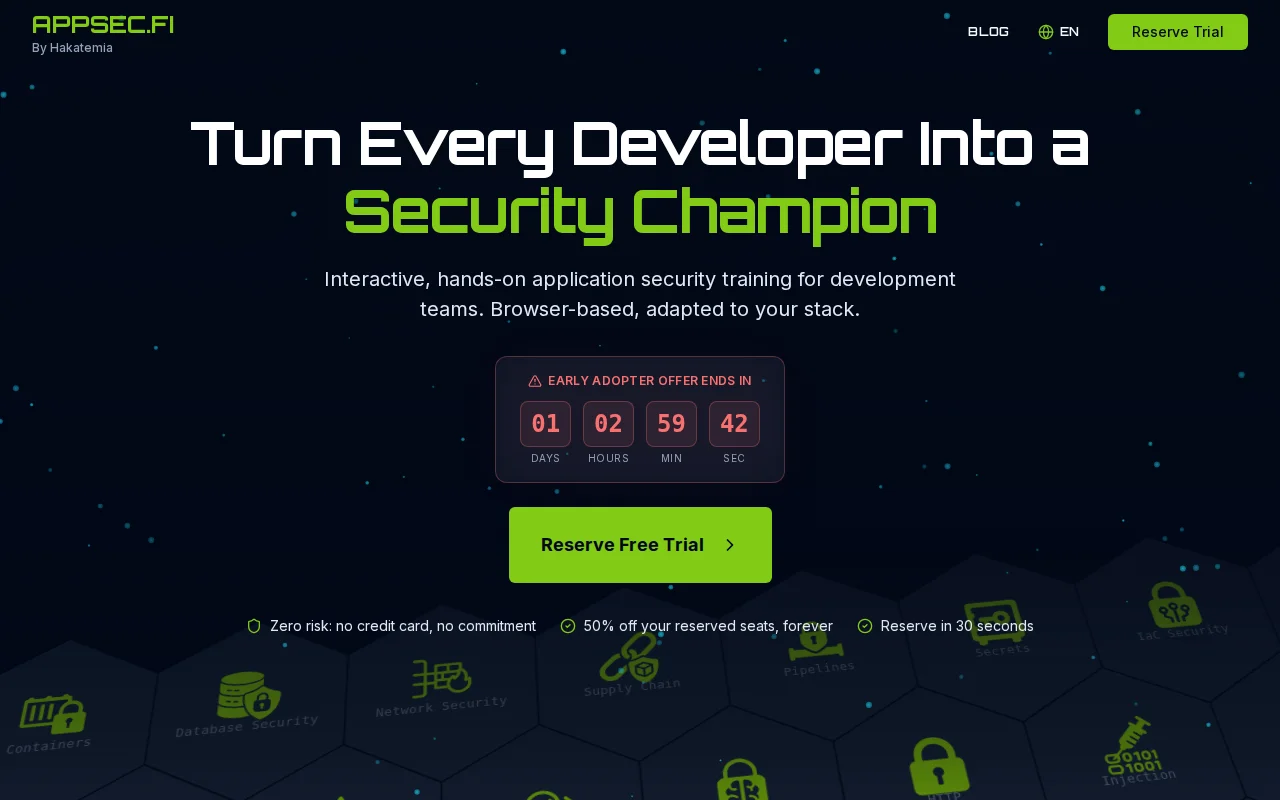 Appsec.fi – Interactive AppSec training matched to your stack