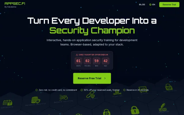 Appsec.fi – Interactive AppSec training matched to your stack