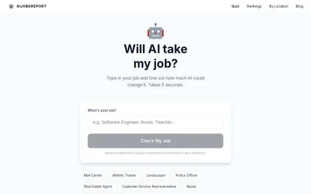 Will AI take my job