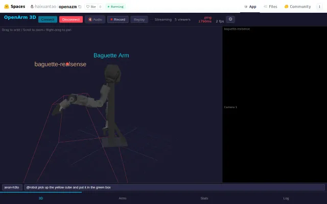 Livestream Robot Cooking