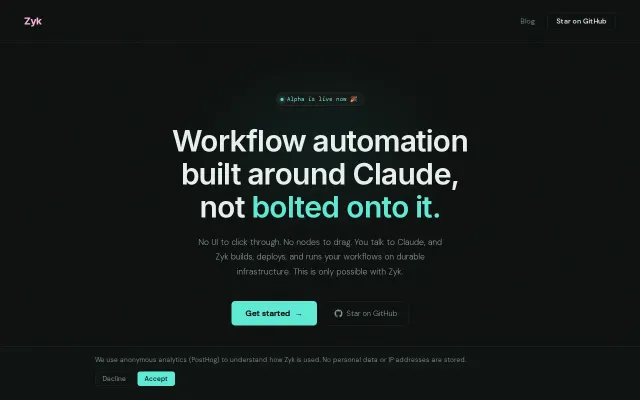 Build and manage durable workflows by talking to Claude
