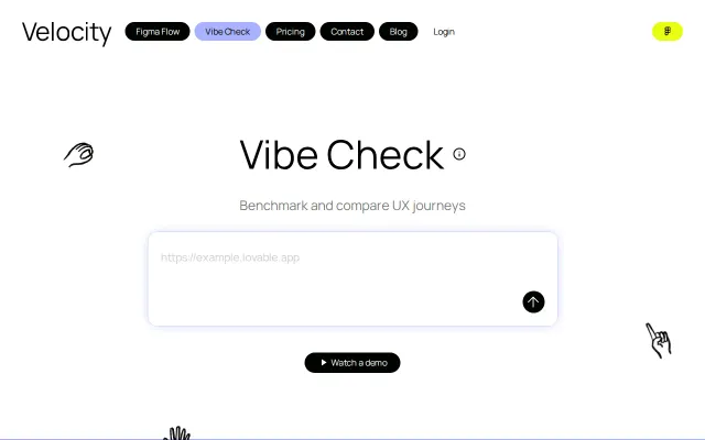 Vibe Check – UX Benchmark for vibe designs