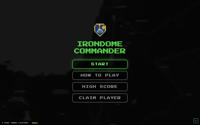 Ironedome Commander – Israel/Iran War Arcade