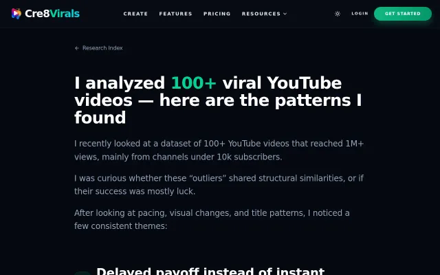 I analyzed 100 viral YouTube videos – here are the patterns I found