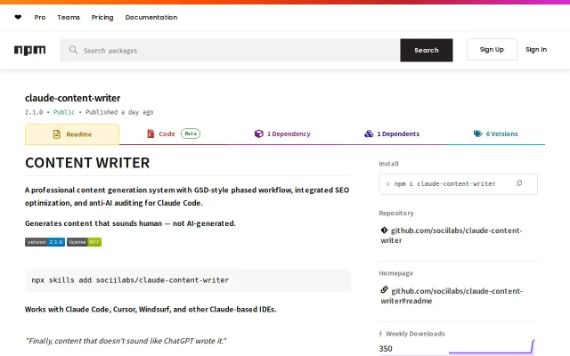 We open-sourced our content writing workflow as a Claude Code skill