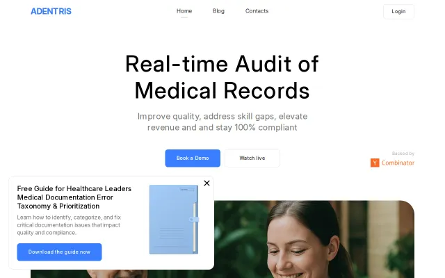 Adentris (YC P25) – Find mistakes in your medical records