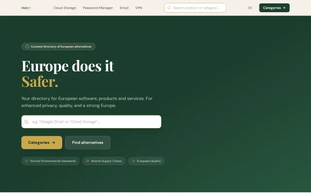 European alternatives to Google, Apple, Dropbox and 120 US apps