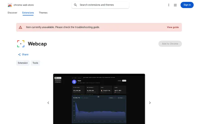 Screenshot web components with one click