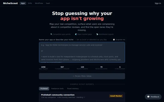 I made a tool that helps you find verifiably 'white space' products
