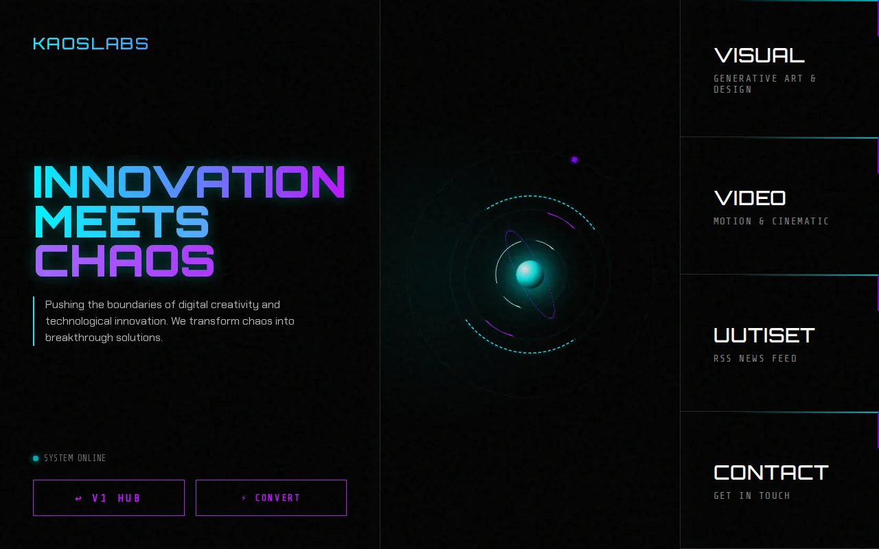 Kaoslabs – High-intensity AI video and visual experiments