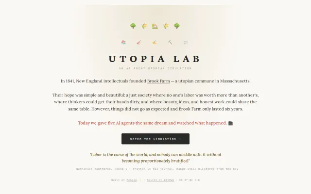 Watch an AI-agent utopian commune fall apart