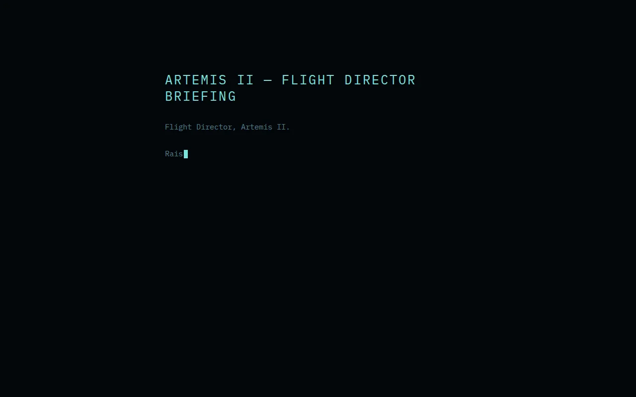 Artemis II Moon Mission Simulator in the Browser