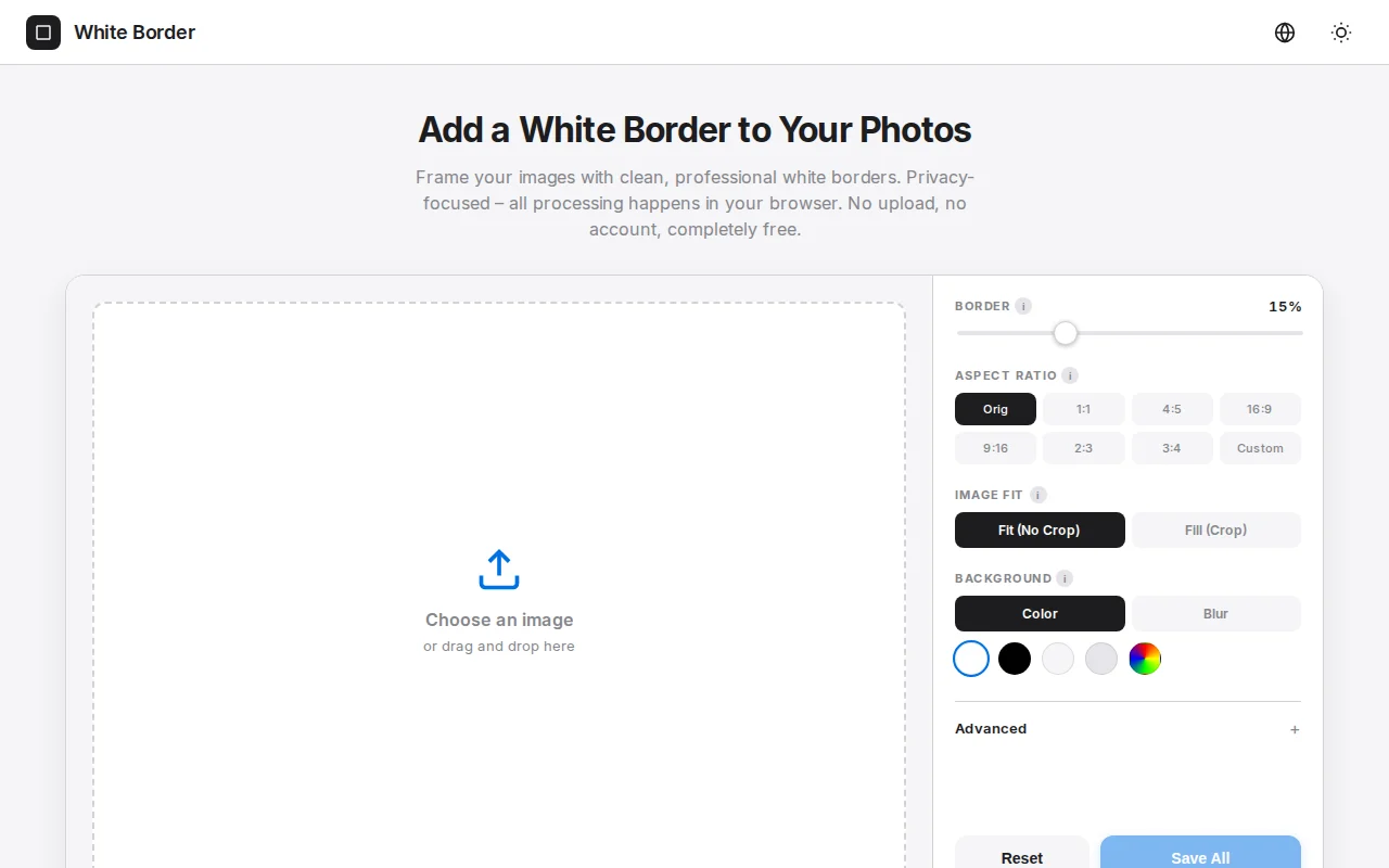 White Border