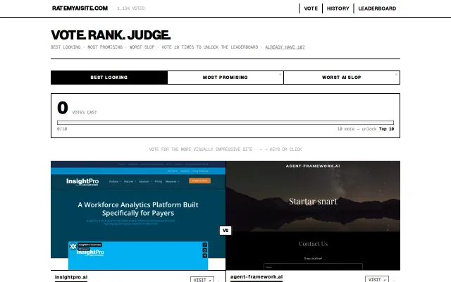 hot or not for .ai websites