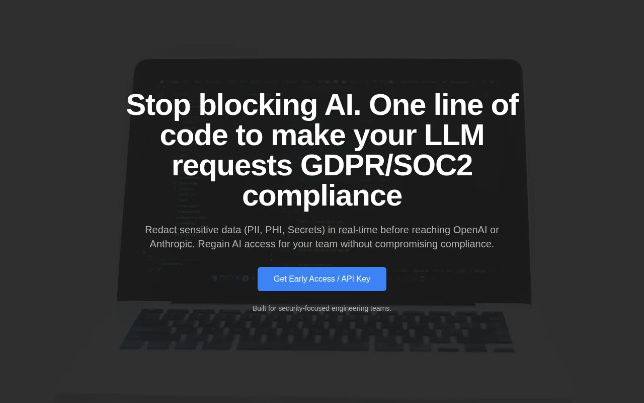 A proxy to hide PII information from LLM requests