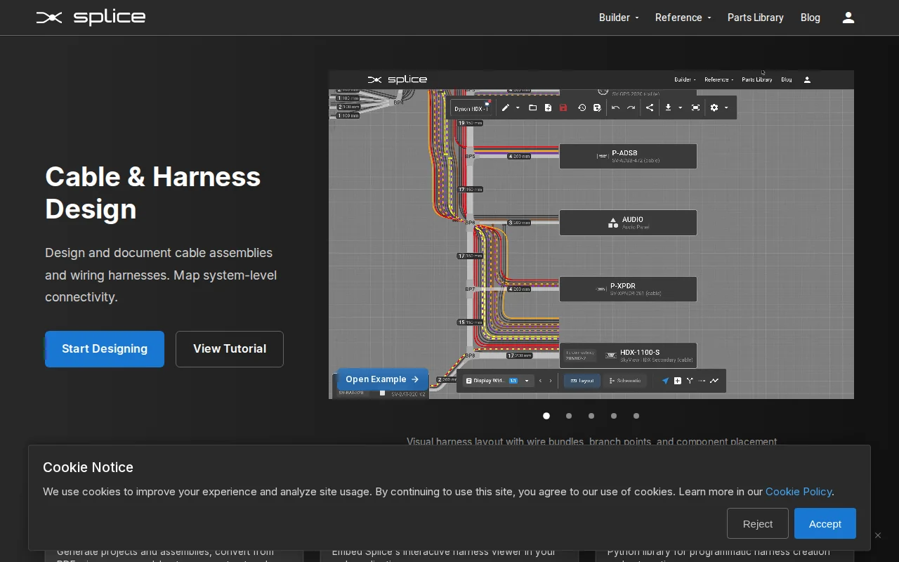 Splice CAD – Wiring and cable assembly CAD with an agentic assist