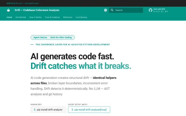 Vibe-coded your repo? Drift finds the architecture problems