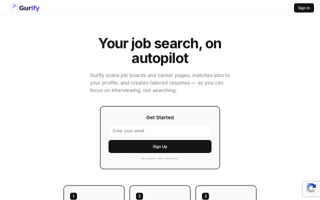 Gurify – Your job search, on autopilot