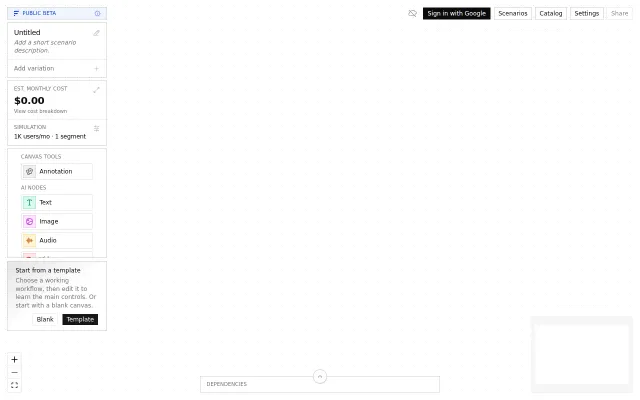 Flowcost – know what your AI workflow is likely to cost