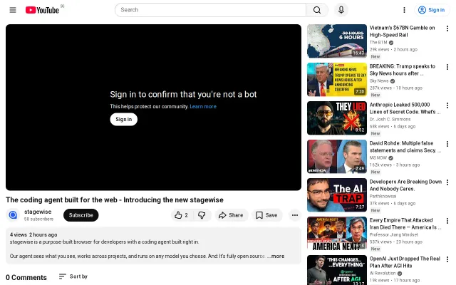 The coding agent built for the web [video]