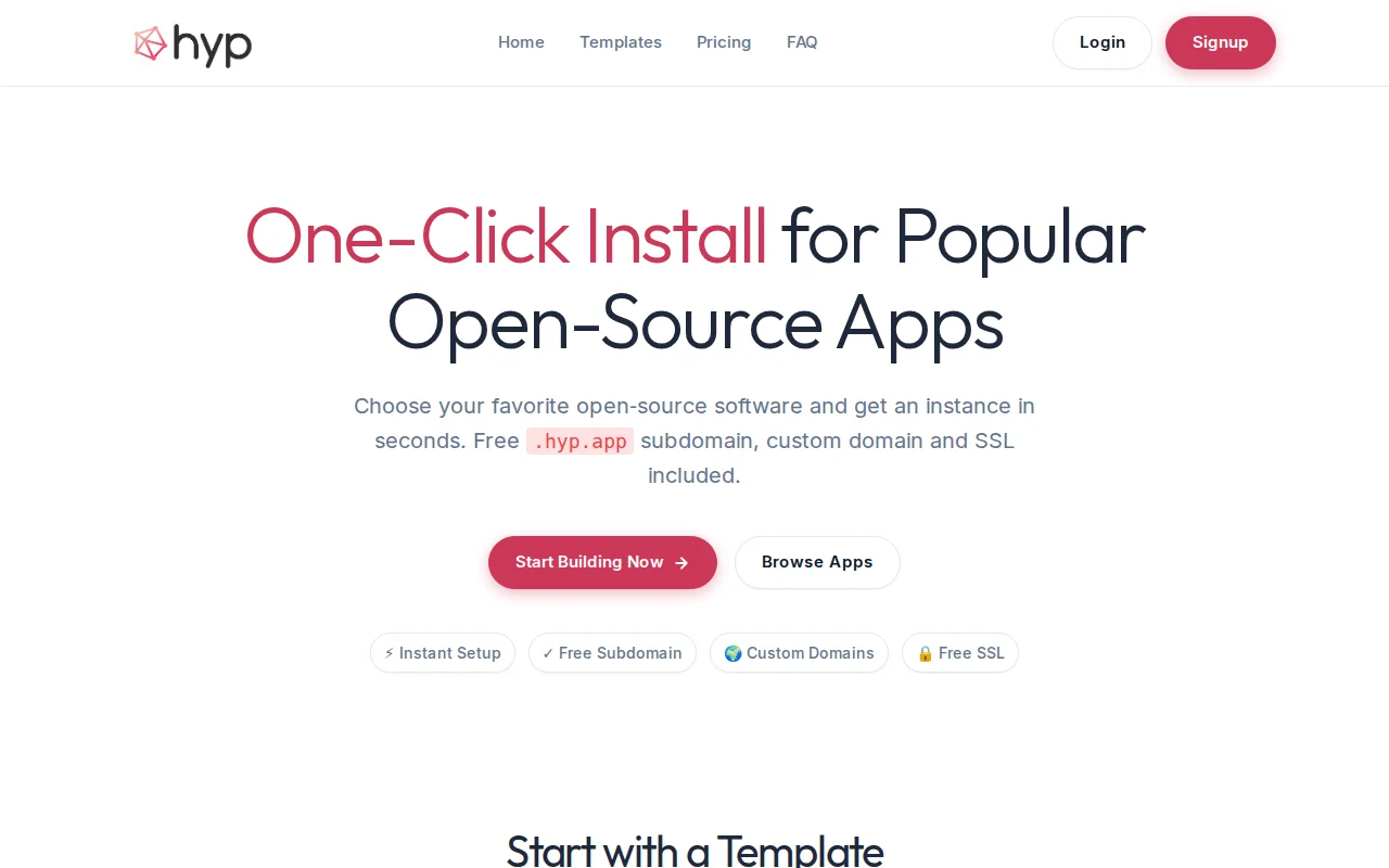 One click to deploy AI platforms and other open source tools