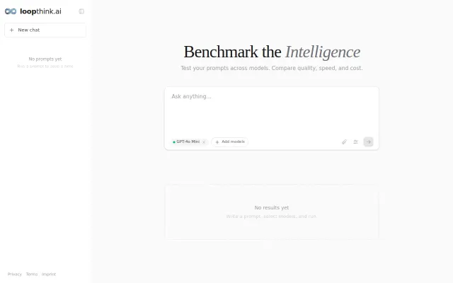 Benchmark multiple LLMs to compare quality, speed, and cost