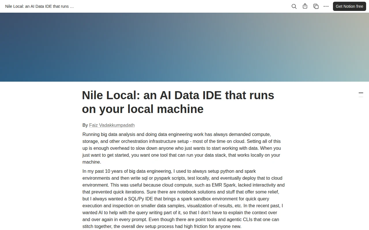 I built a local data lake for AI powered data engineering and analytics