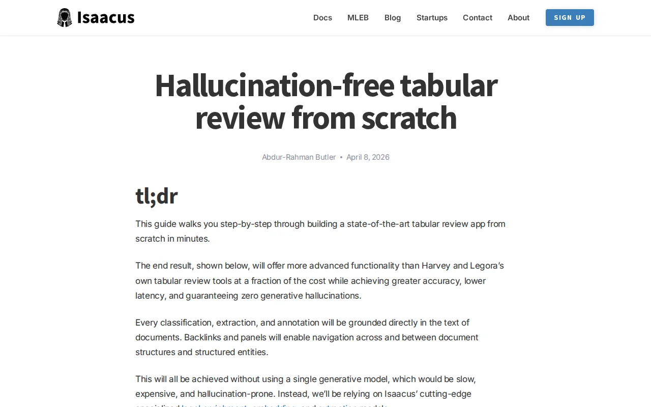 I built a Harvey-style tabular review app, then open sourced the code