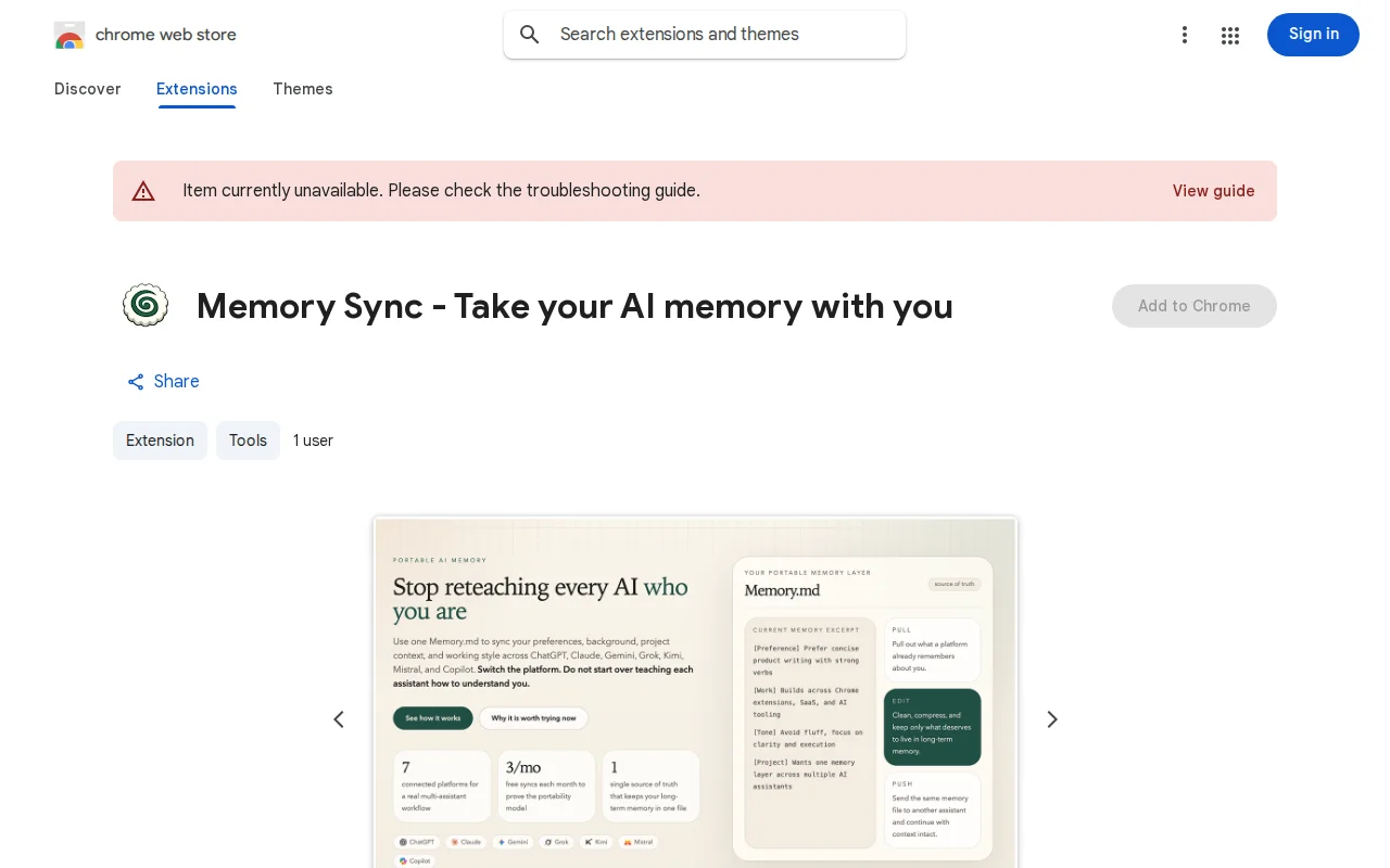 I built Memory Sync so I don't have to reteach every AI who I am