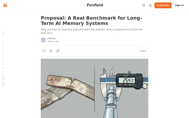 Proposal for a real long-term AI memory benchmark