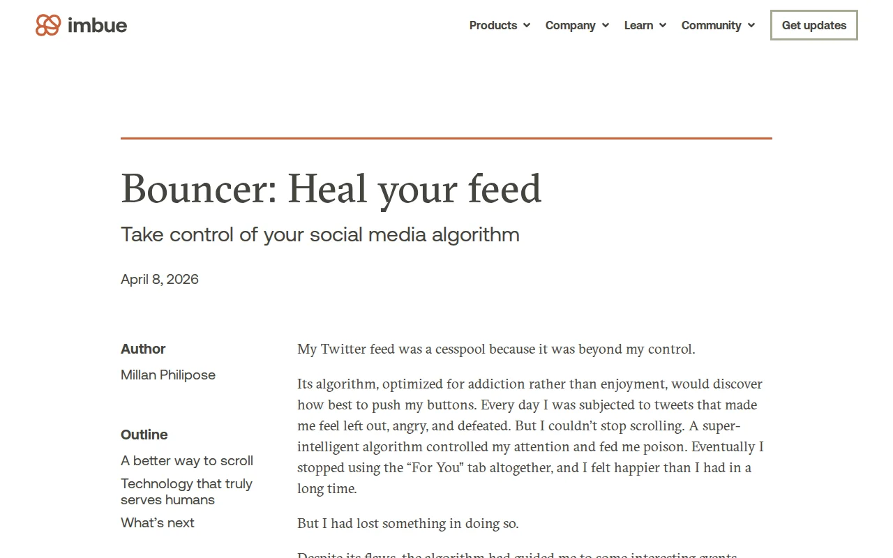 Control your X/Twitter feed using a small on-device LLM