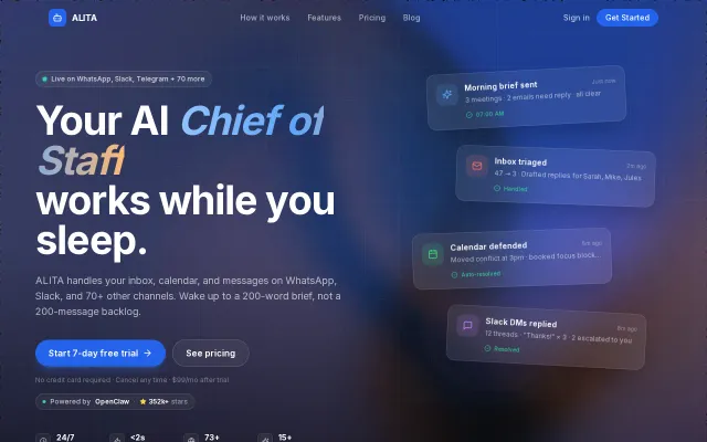 Alita – Your Virtual Professional AI Assistant